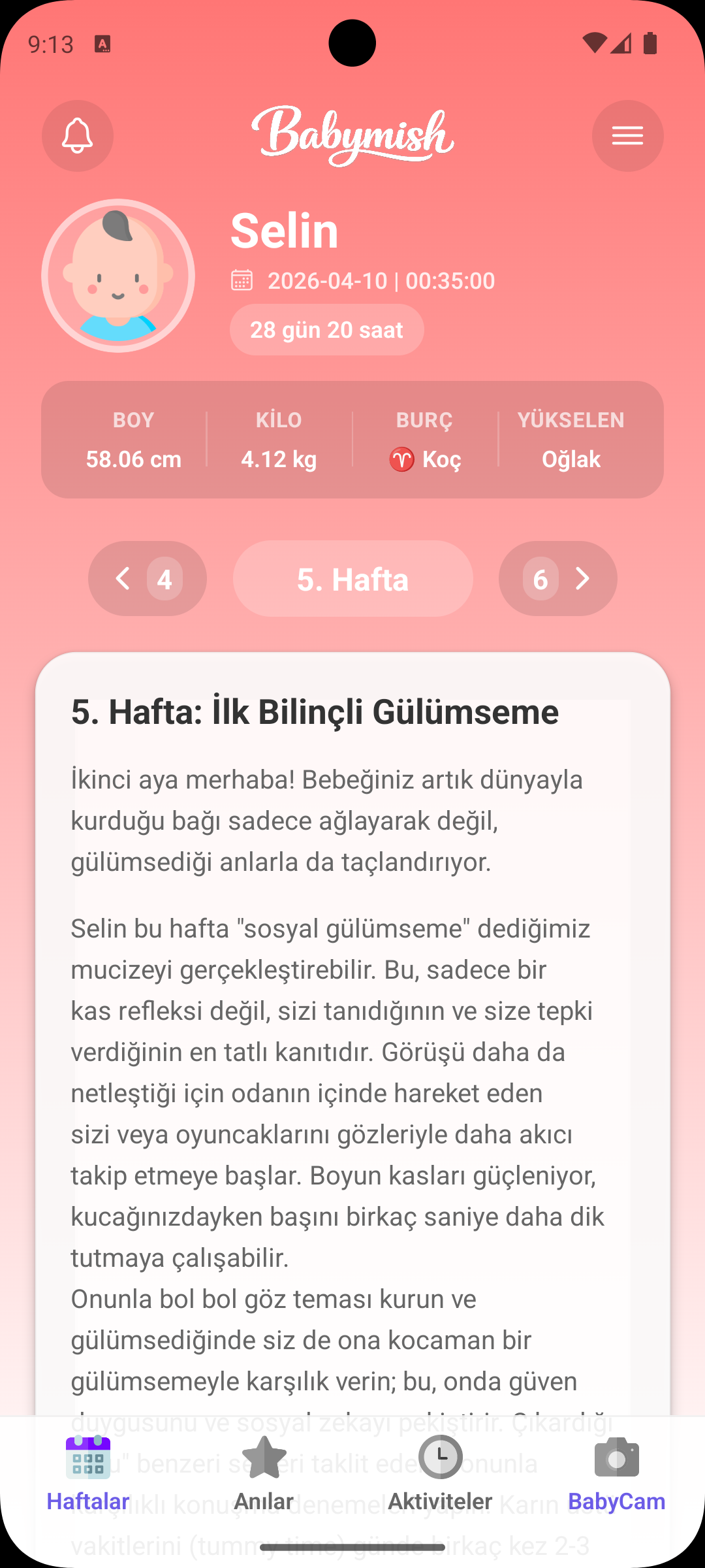 Babymish çoklu bebek ekran görüntüsü